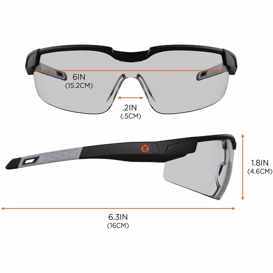 Ergodyne Anti-Fog/Scratch-Resistant Safety Glasses