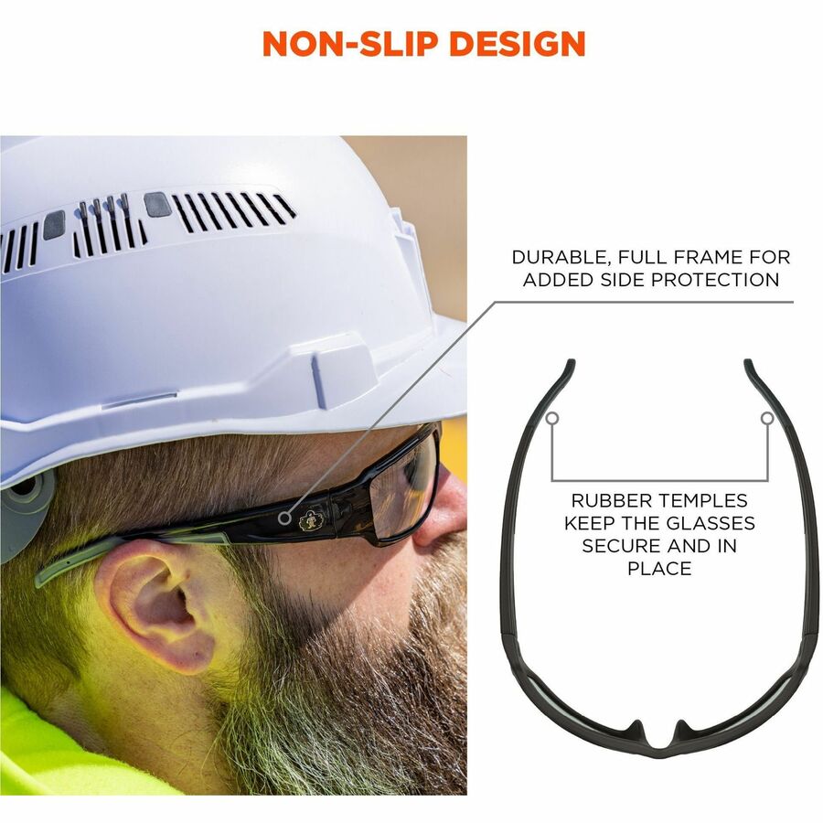 Ergodyne THOR Anti-Scratch/Anti-Fog Safety Glasses