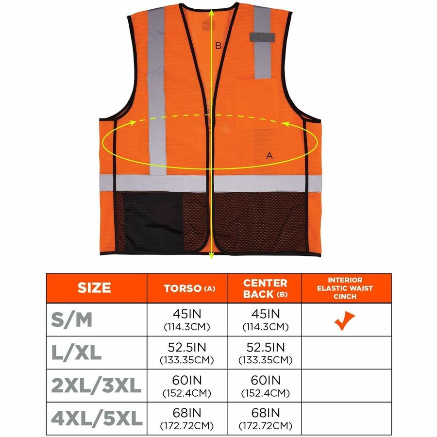 Ergodyne GloWear 8210Z Type R Economy Mesh Vest