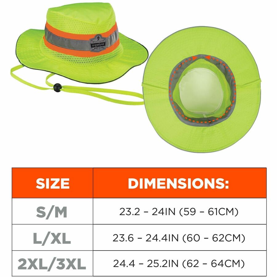Ergodyne 8935MF Hi-Vis Ranger Sun Hat
