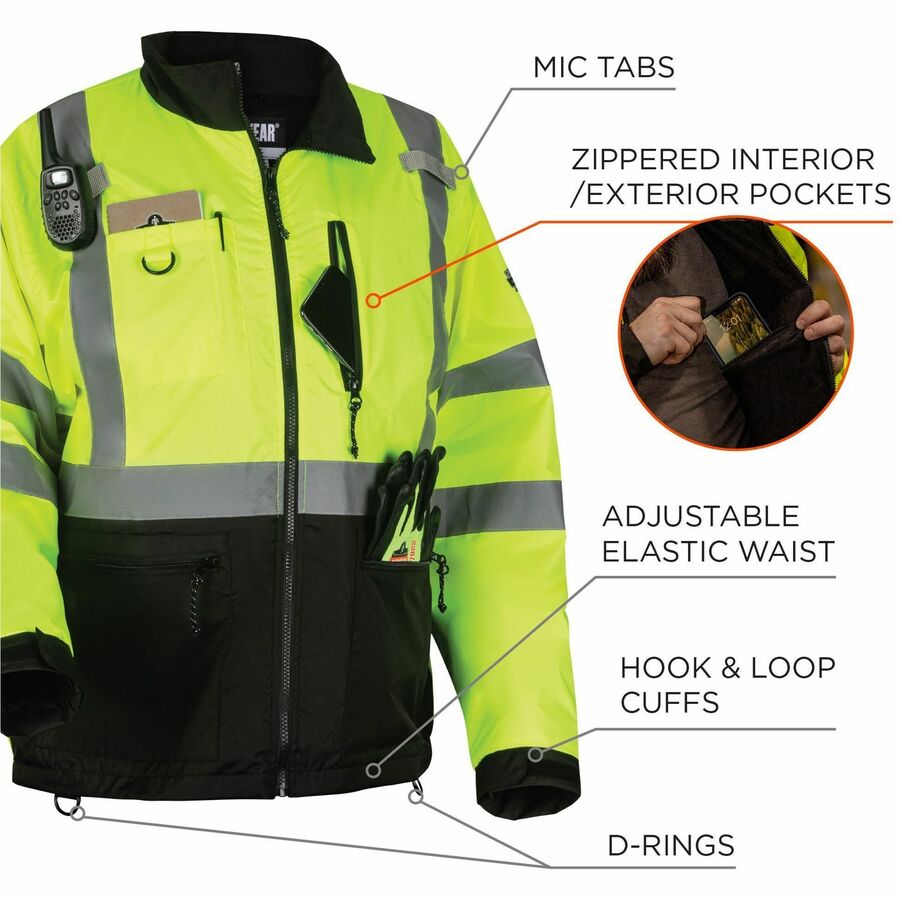 Ergodyne 8351 Hi-Vis Windbreaker Jackets