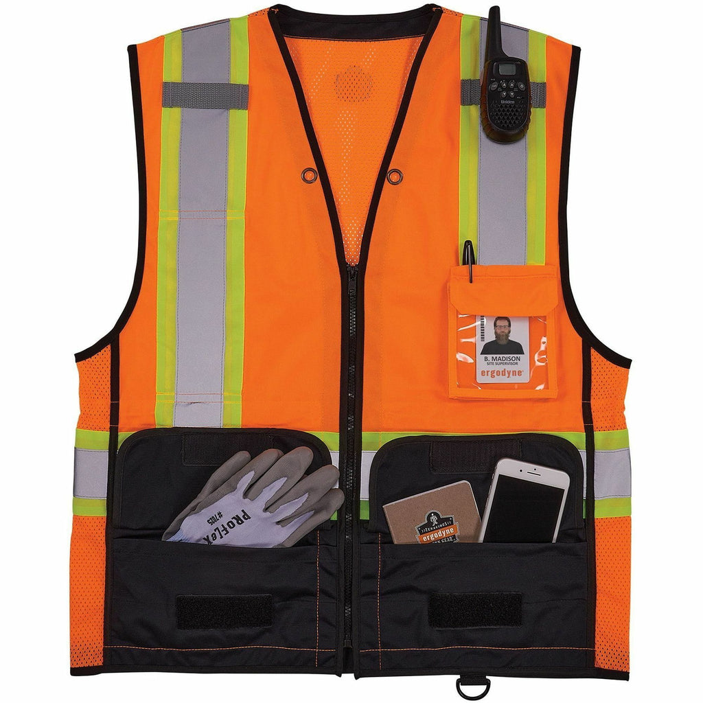 Ergodyne 8251HDZ-BK 2-Tone Hi-Vis Safety Vests
