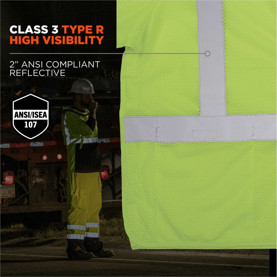 Ergodyne GloWear 8315BA Mesh Hi-Vis Safety Vests