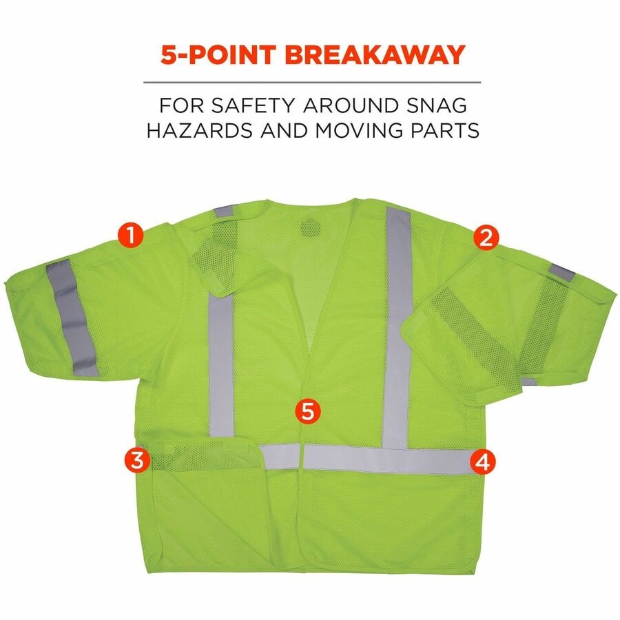 Ergodyne GloWear 8315BA Mesh Hi-Vis Safety Vests