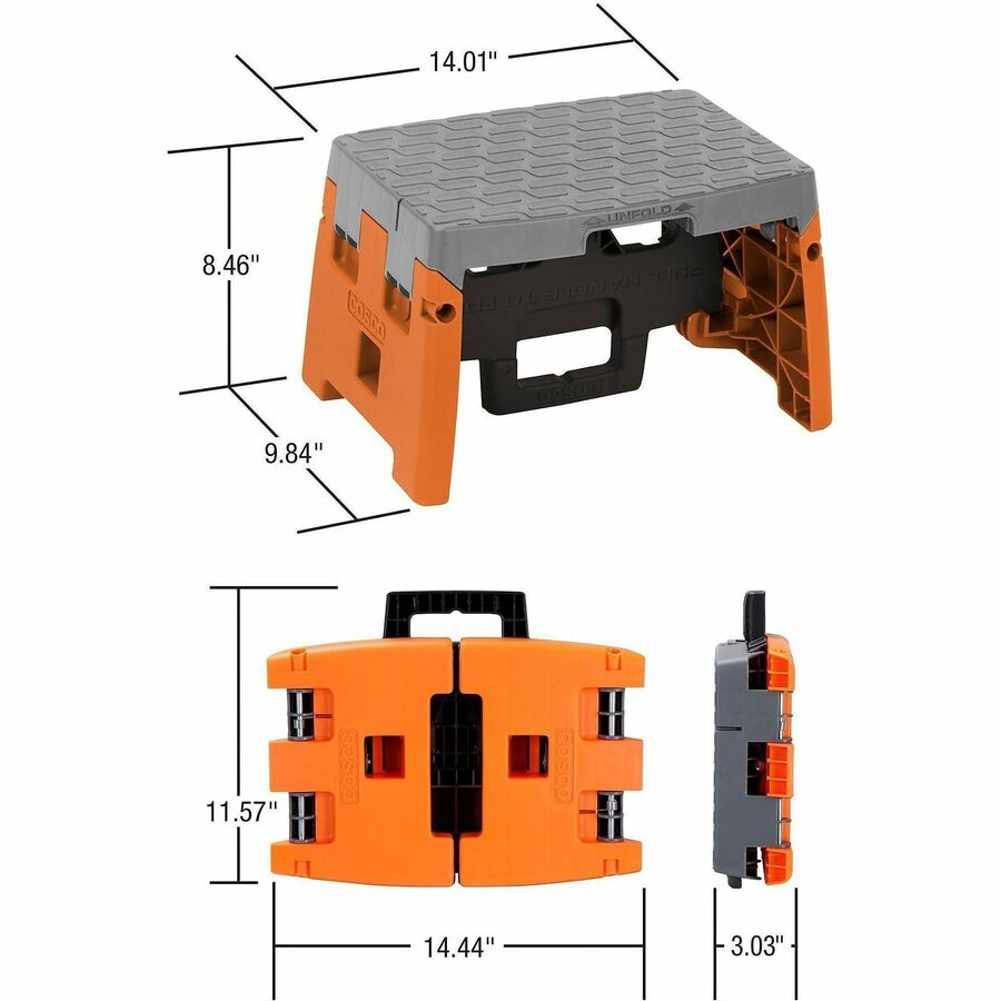 Cosco 1-Step Molded Folding Step Stool