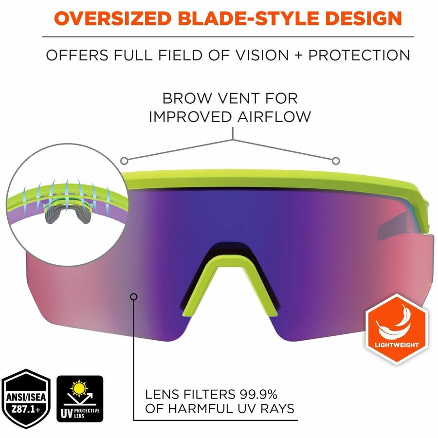Ergodyne Aegir Enhanced Anti-Fog Safety Glasses