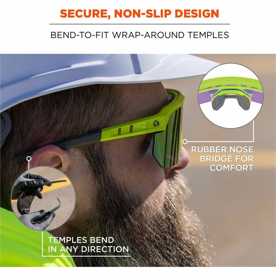 Ergodyne Aegir Enhanced Anti-Fog Safety Glasses