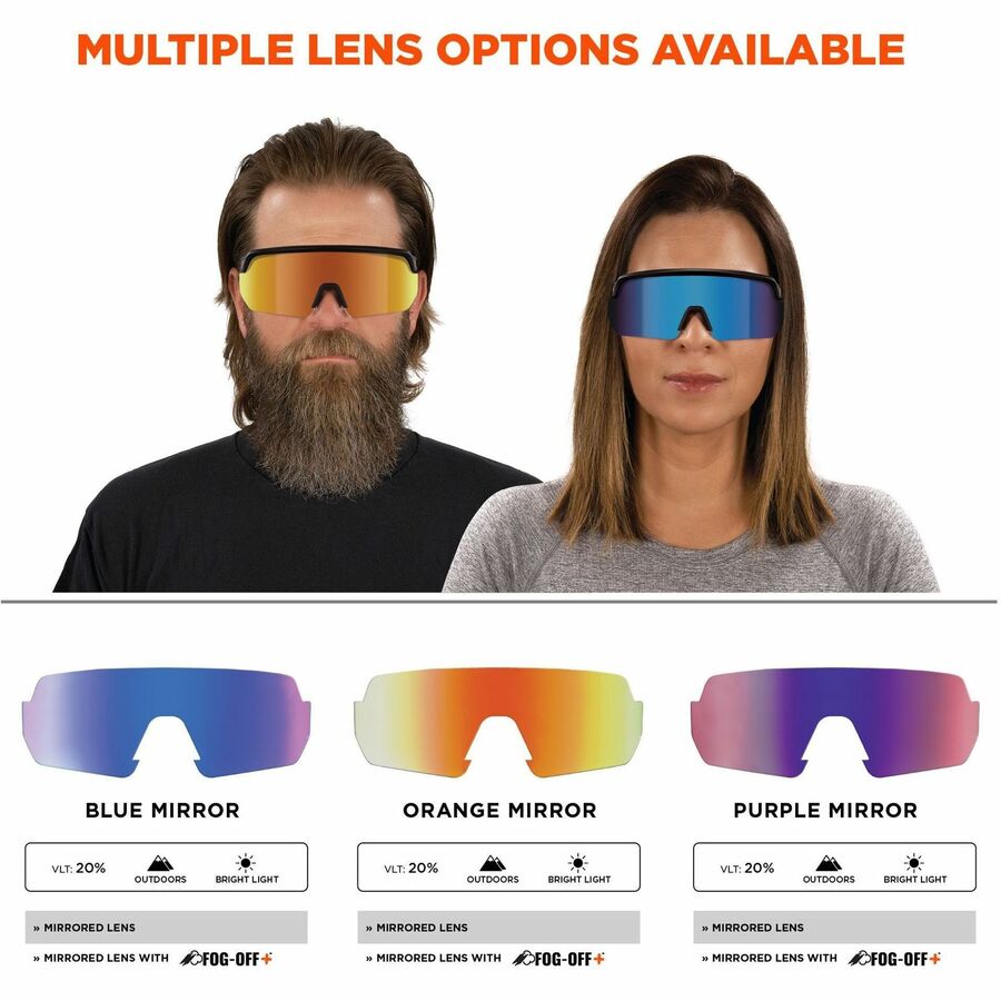 Ergodyne Aegir Enhanced Anti-Fog Safety Glasses