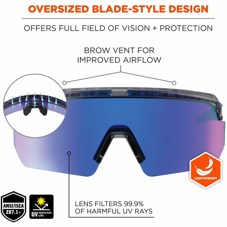 Ergodyne Aegir Enhanced Anti-Fog Safety Glasses
