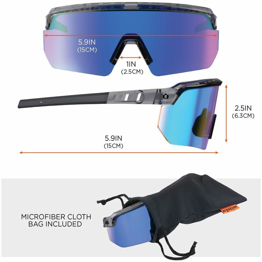 Ergodyne Aegir Enhanced Anti-Fog Safety Glasses