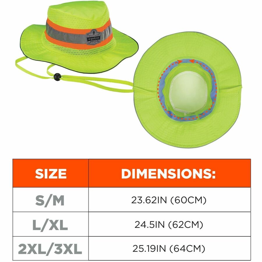 Ergodyne 8935CT Hi-Vis Ranger Sun Hat