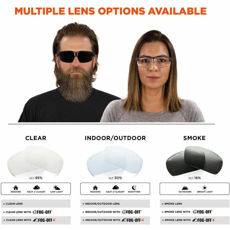 Ergodyne Dellenger Anti-Fog Safety Glasses