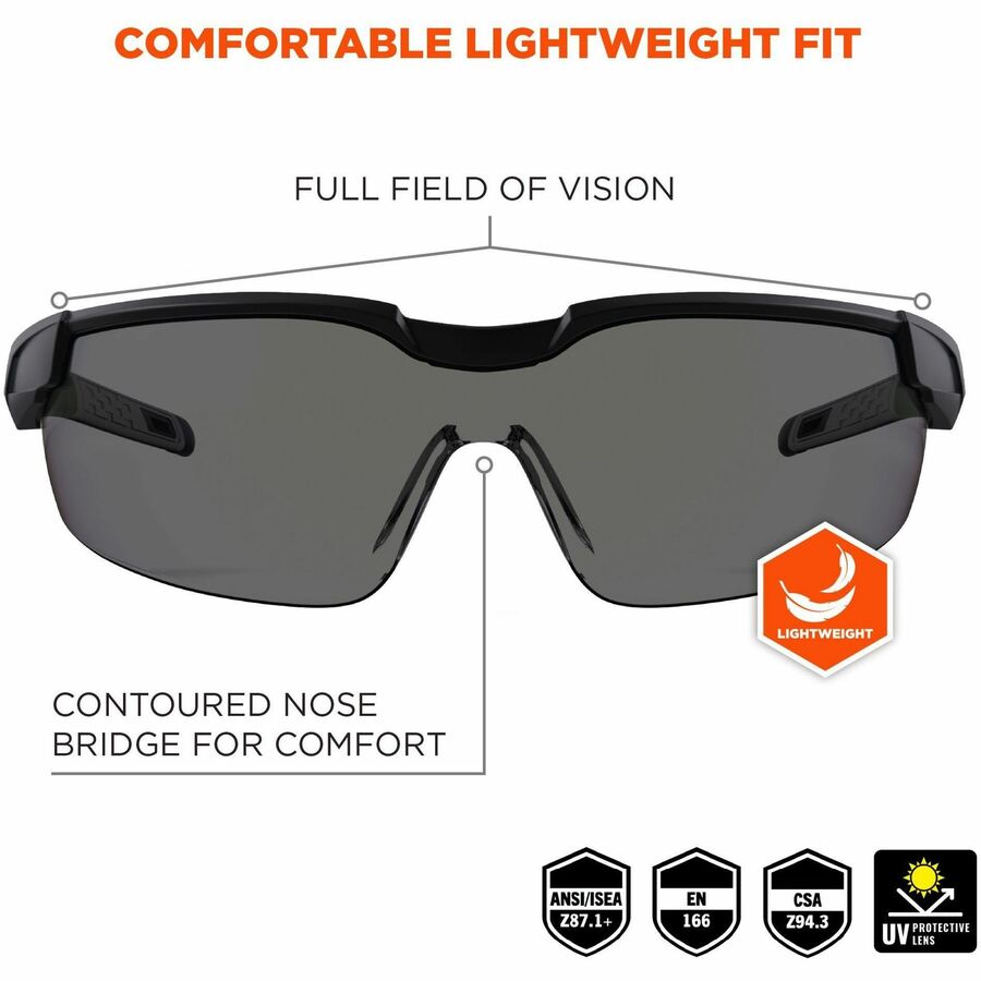 Ergodyne Dellenger Anti-Fog Safety Glasses
