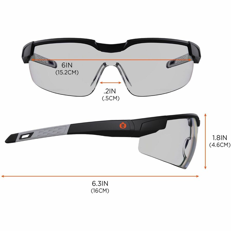 Ergodyne Dellenger Anti-Fog Safety Glasses