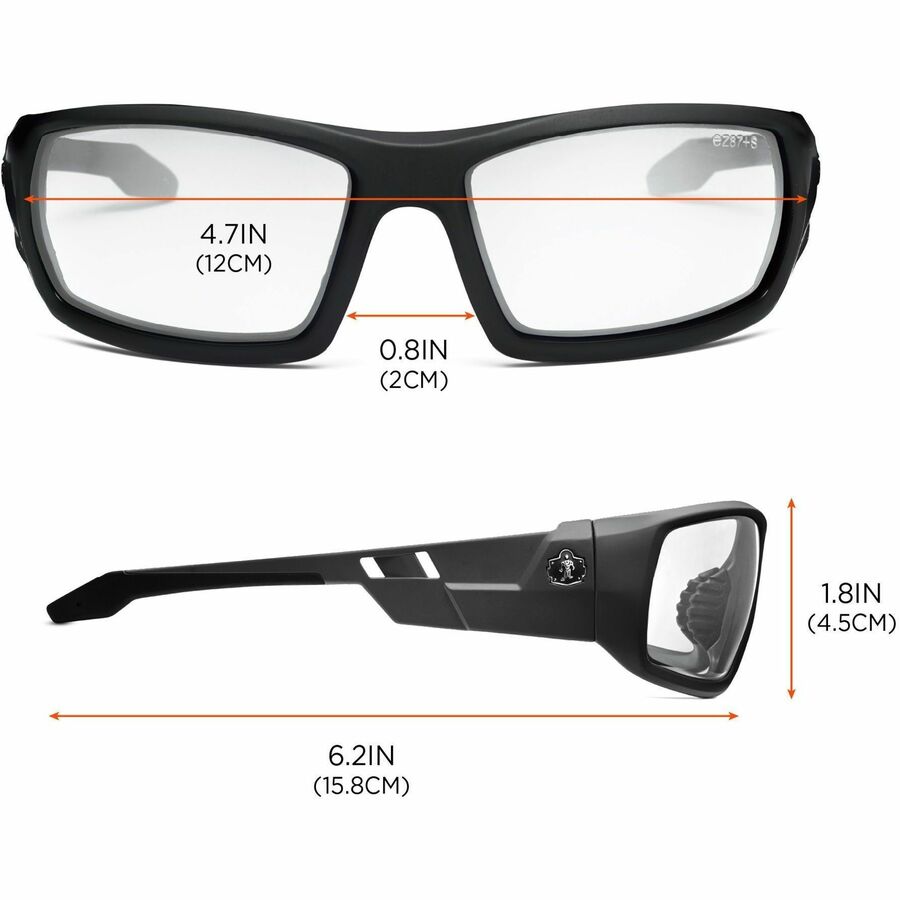 Ergodyne Odin Anti-Scratch/Anti-Fog Safety Glasses