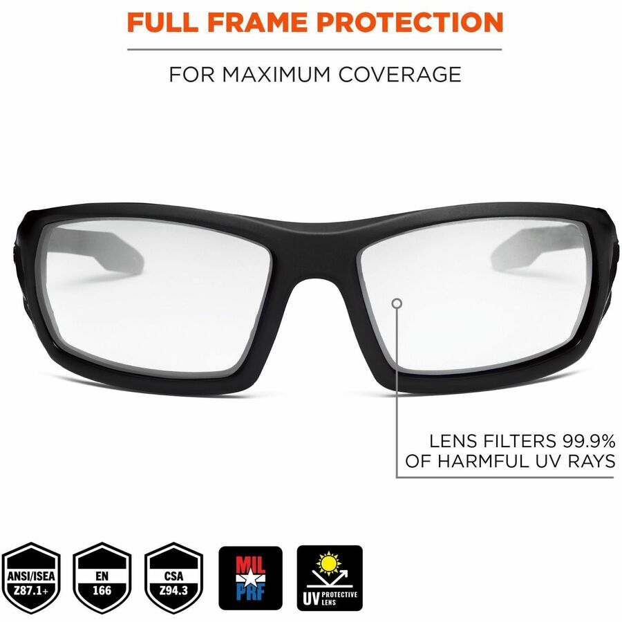 Ergodyne Odin Anti-Scratch/Anti-Fog Safety Glasses