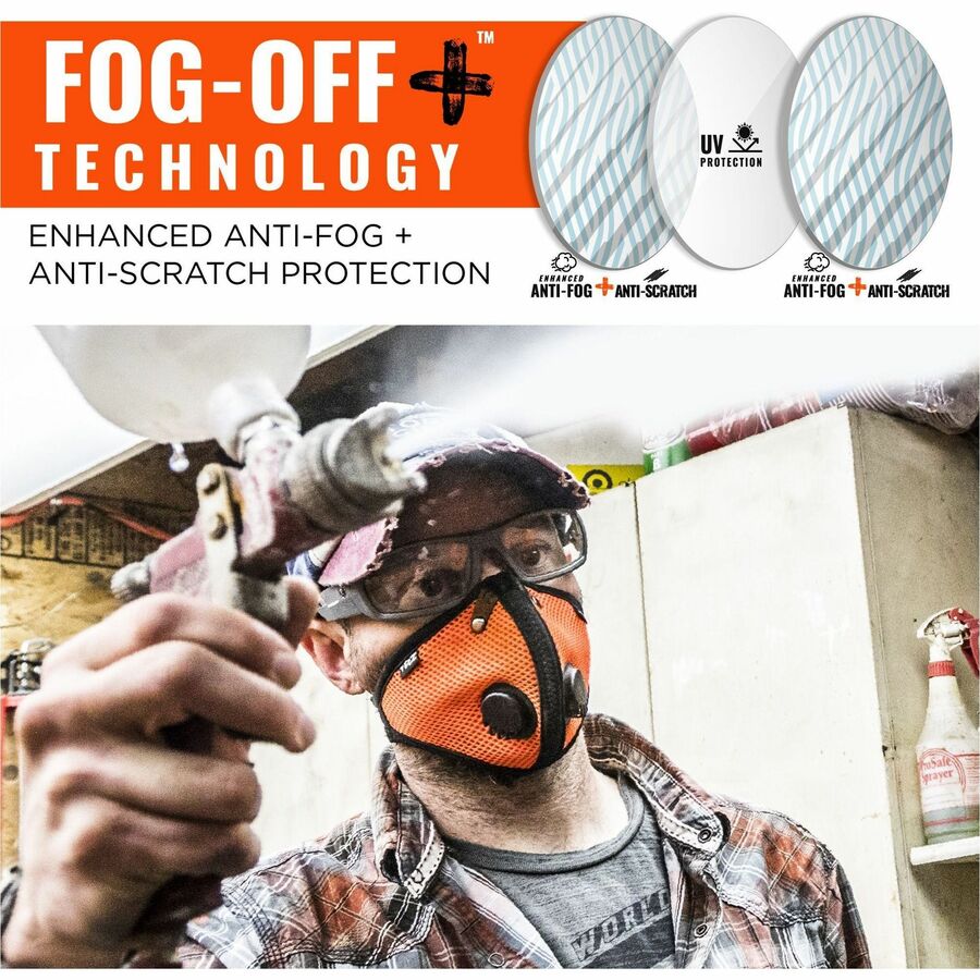 Ergodyne Odin Anti-Scratch/Anti-Fog Safety Glasses