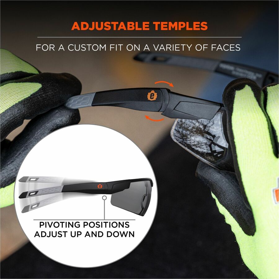 Ergodyne Anti-Fog/Scratch-Resistant Safety Glasses