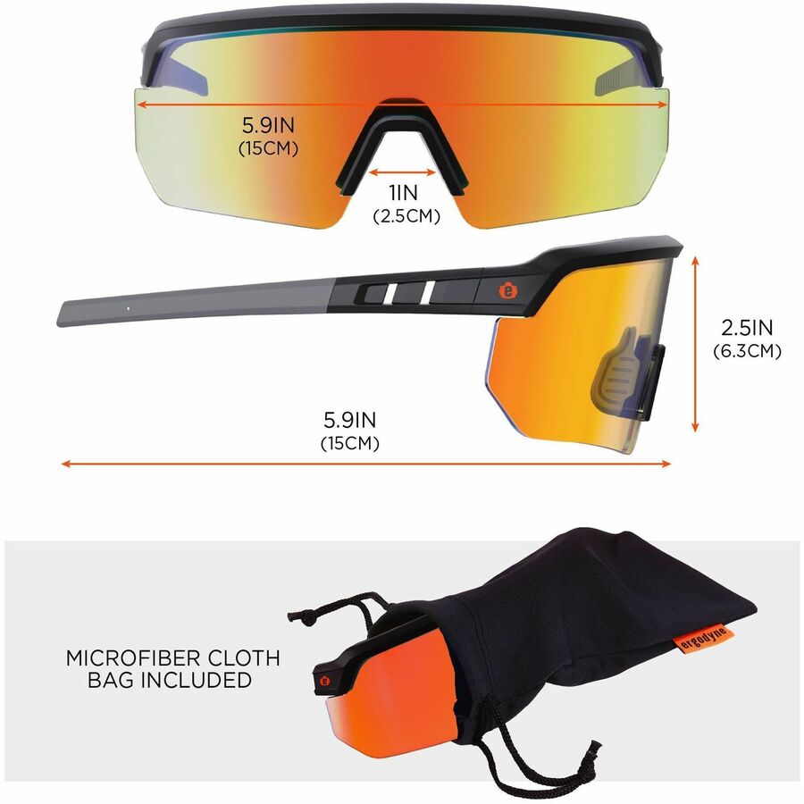 Ergodyne Aegir Enhanced Anti-Fog Safety Glasses