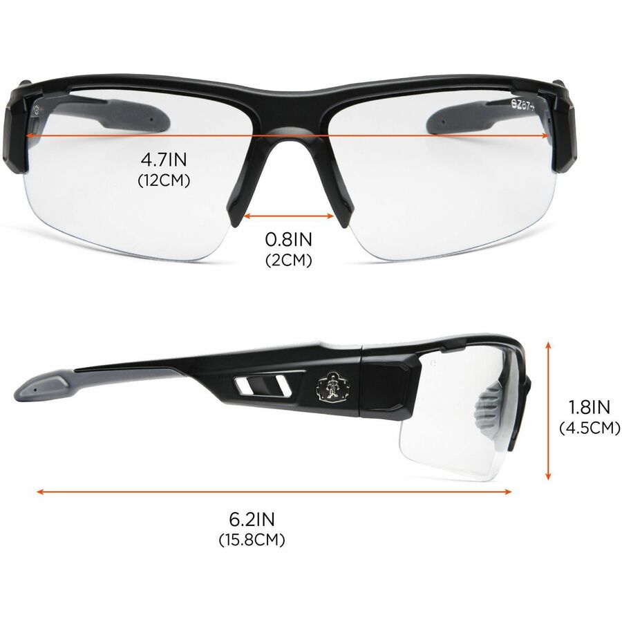Ergodyne DAGR Anti-Scratch/Anti-Fog Safety Glasses
