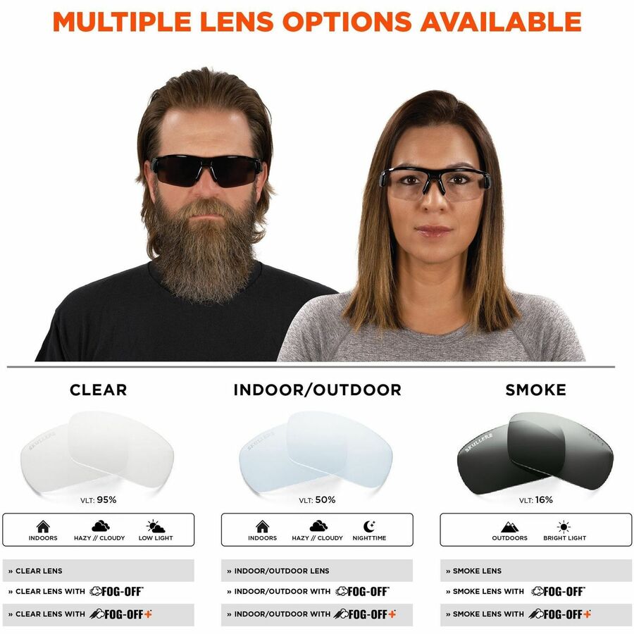Ergodyne DAGR Anti-Scratch/Anti-Fog Safety Glasses