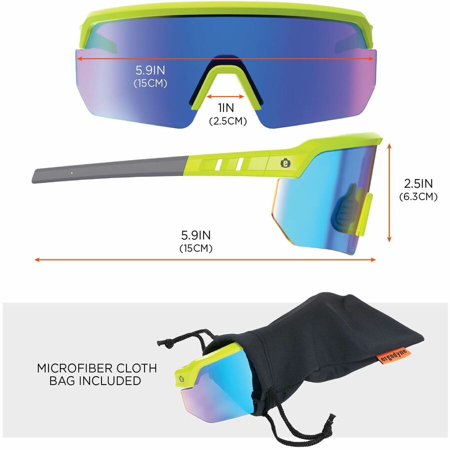 Ergodyne Aegir Enhanced Anti-Fog Safety Glasses