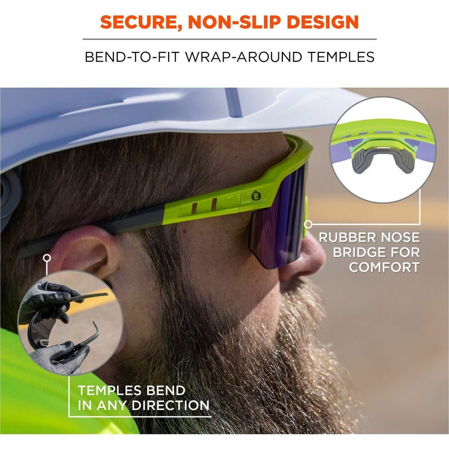 Ergodyne Aegir Enhanced Anti-Fog Safety Glasses