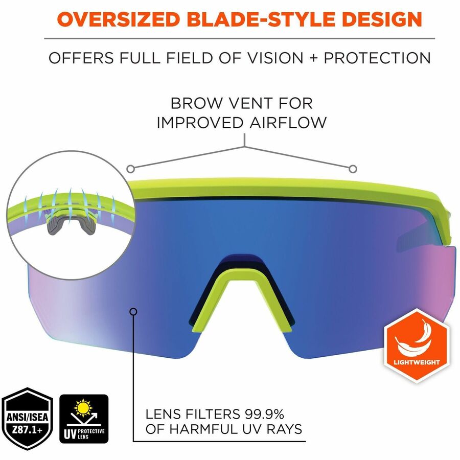 Ergodyne Aegir Enhanced Anti-Fog Safety Glasses