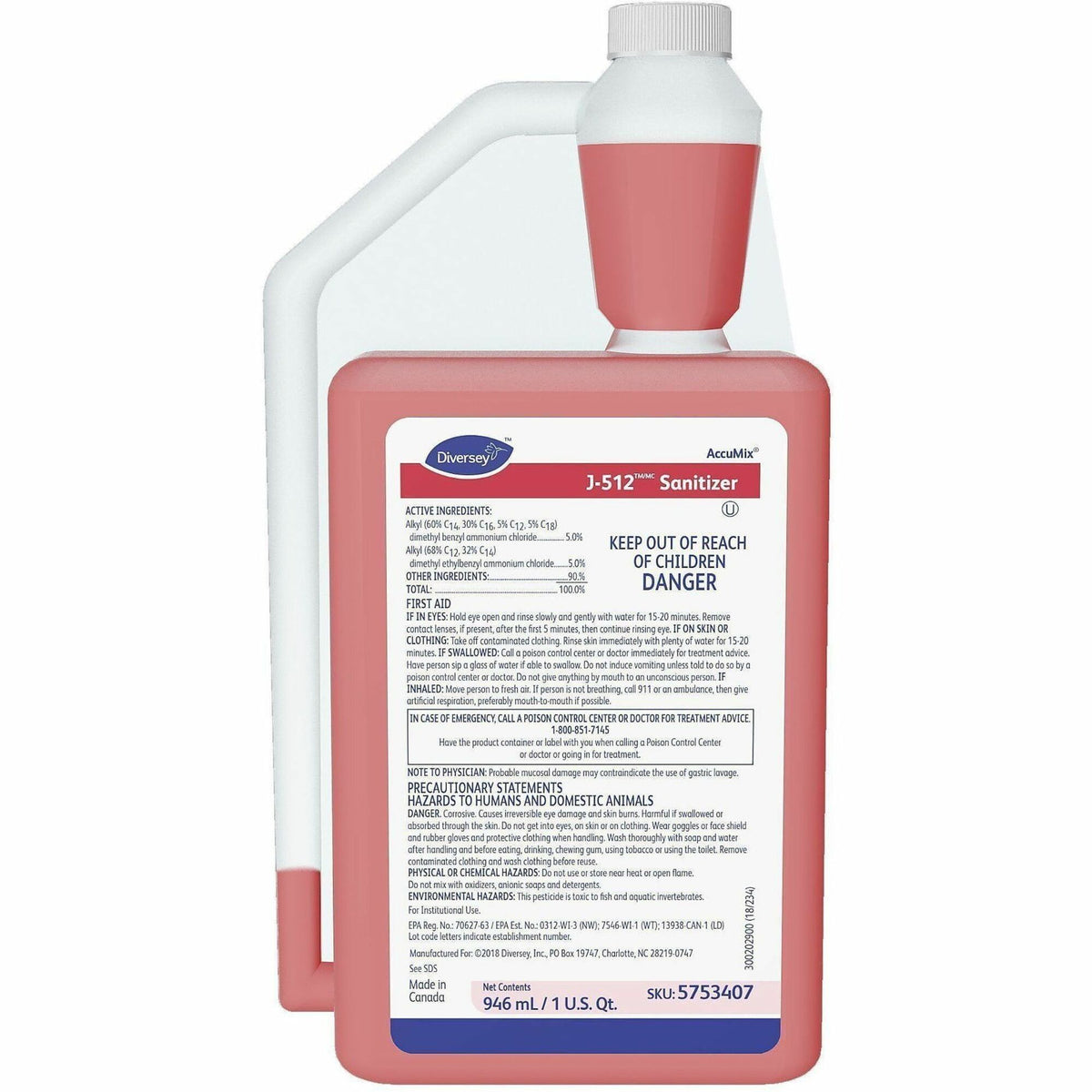 Diversey J-512 Sanitizer