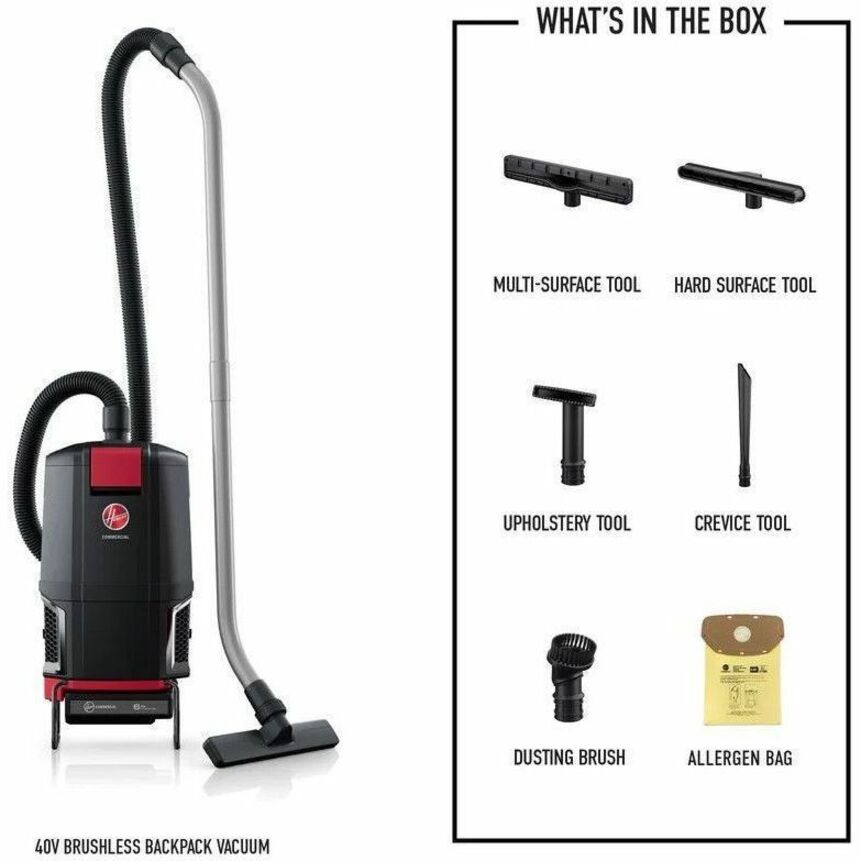 Hoover Commercial  40V  Brushless  Backpack  Tool  Only