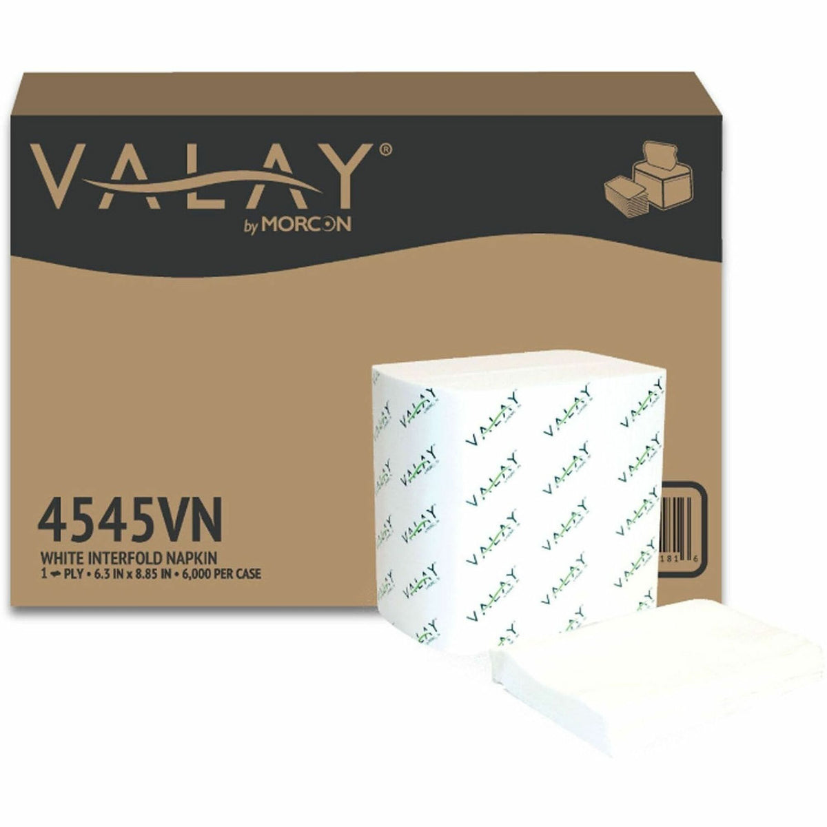 Morcon Valay 1-Ply Interfolded Napkins