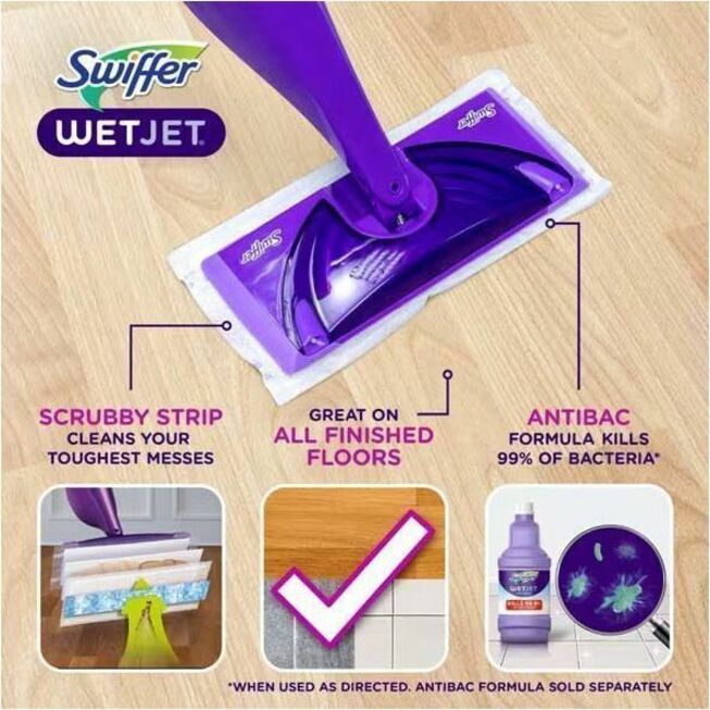 Swiffer WetJet Wood Floor Cleaner Solution Refill