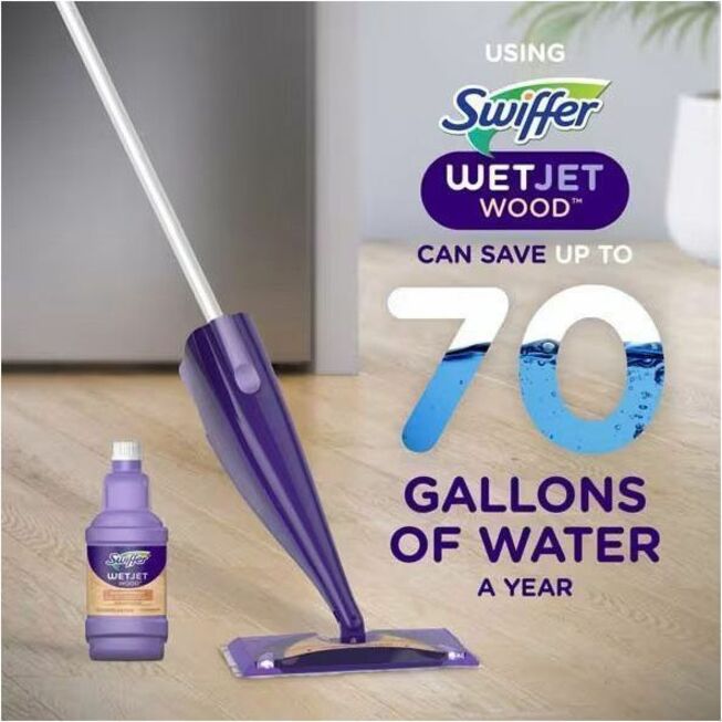 Swiffer WetJet Wood Floor Cleaner Solution Refill