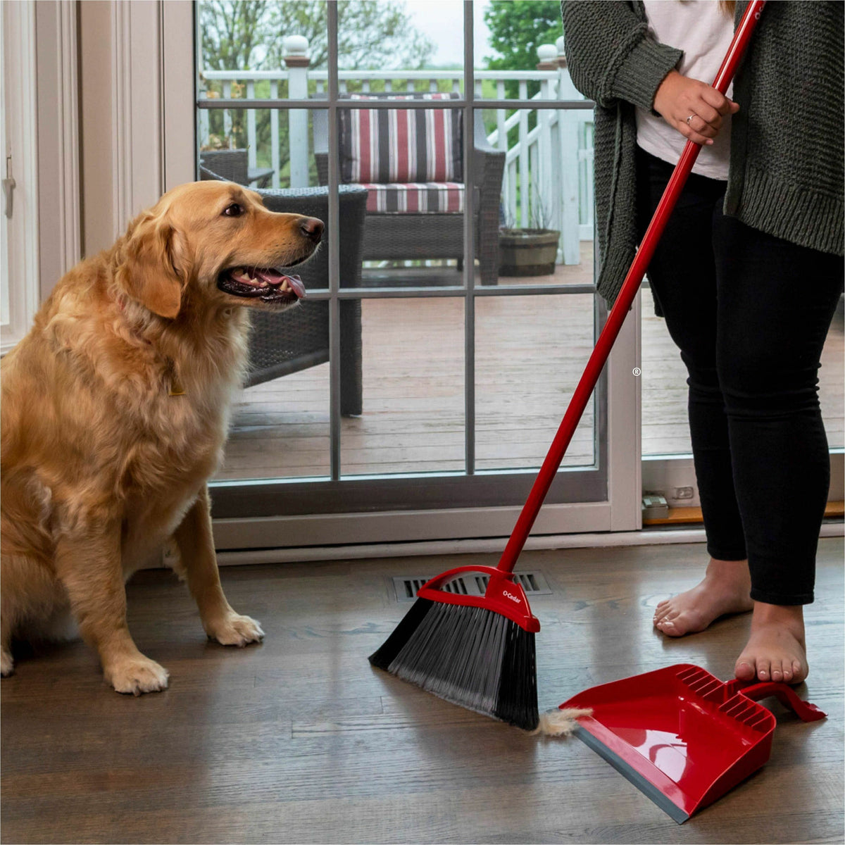 O-Cedar PowerCorner Pet Pro Broom