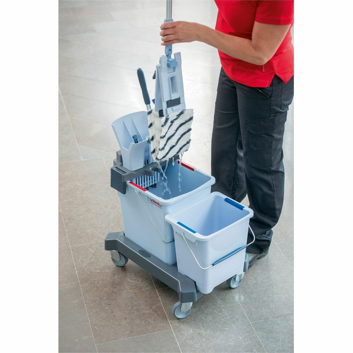 Vileda Professional UltraSpeed Double Bucket Kit