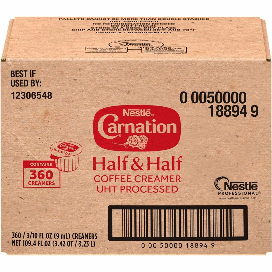 Carnation Half and Half Liquid Coffee Creamer Singles