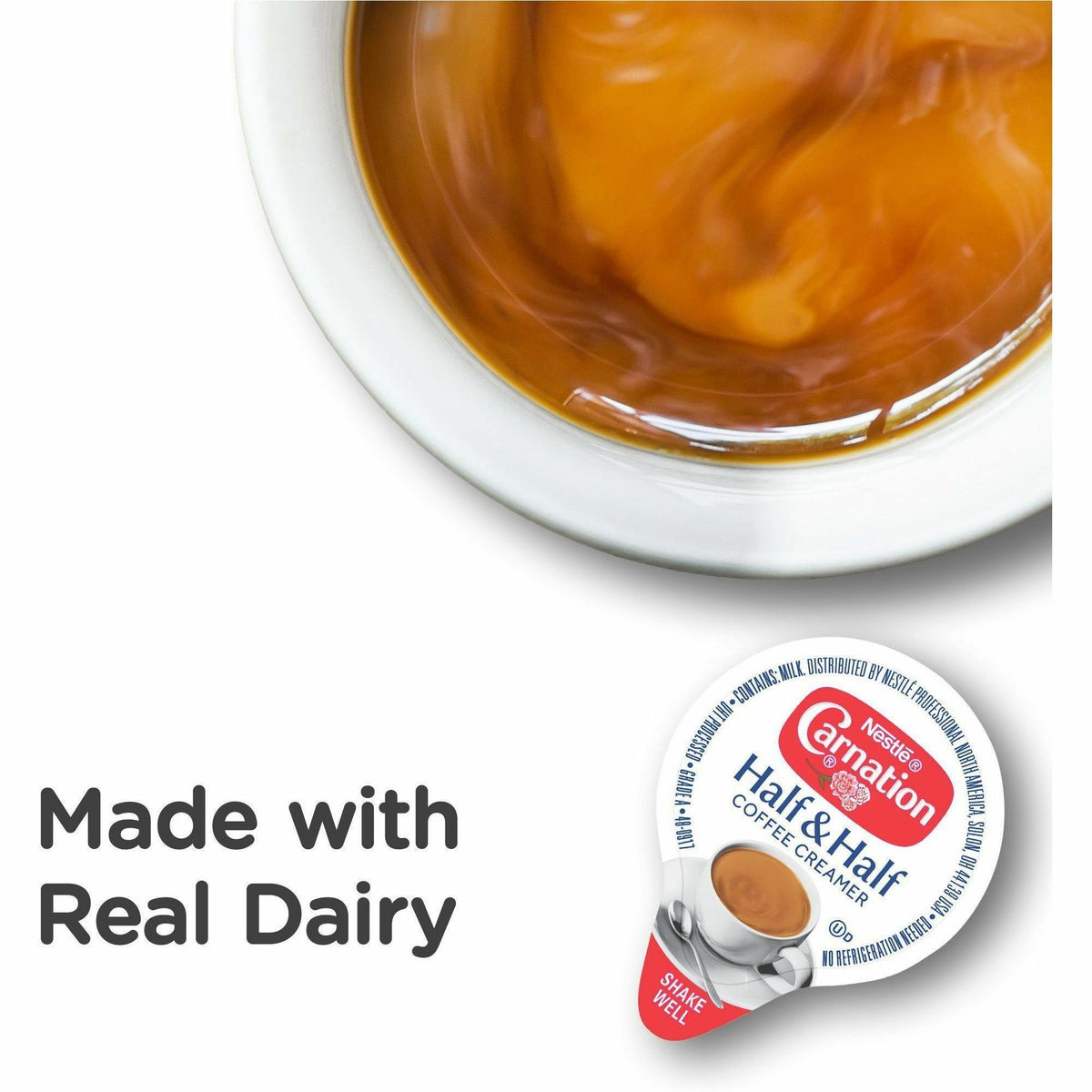Carnation Half and Half Liquid Coffee Creamer Singles