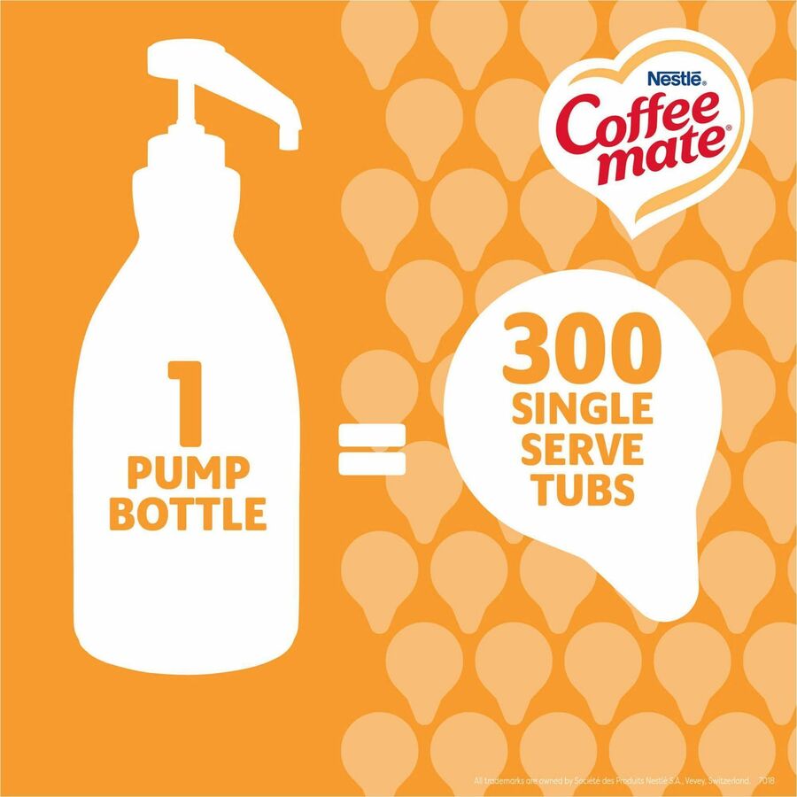 Nestle Professional Solutions Caramel Liquid Concentrate Coffee Creamer - Pump Bottle