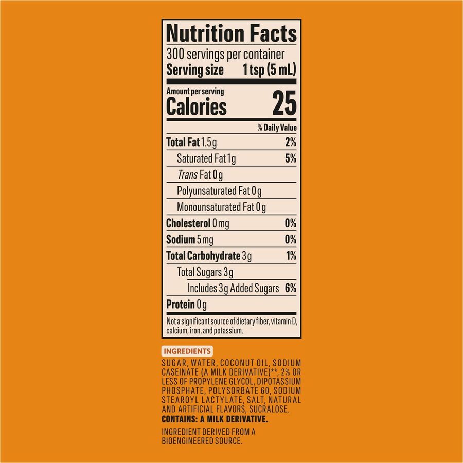 Nestle Professional Solutions Caramel Liquid Concentrate Coffee Creamer - Pump Bottle