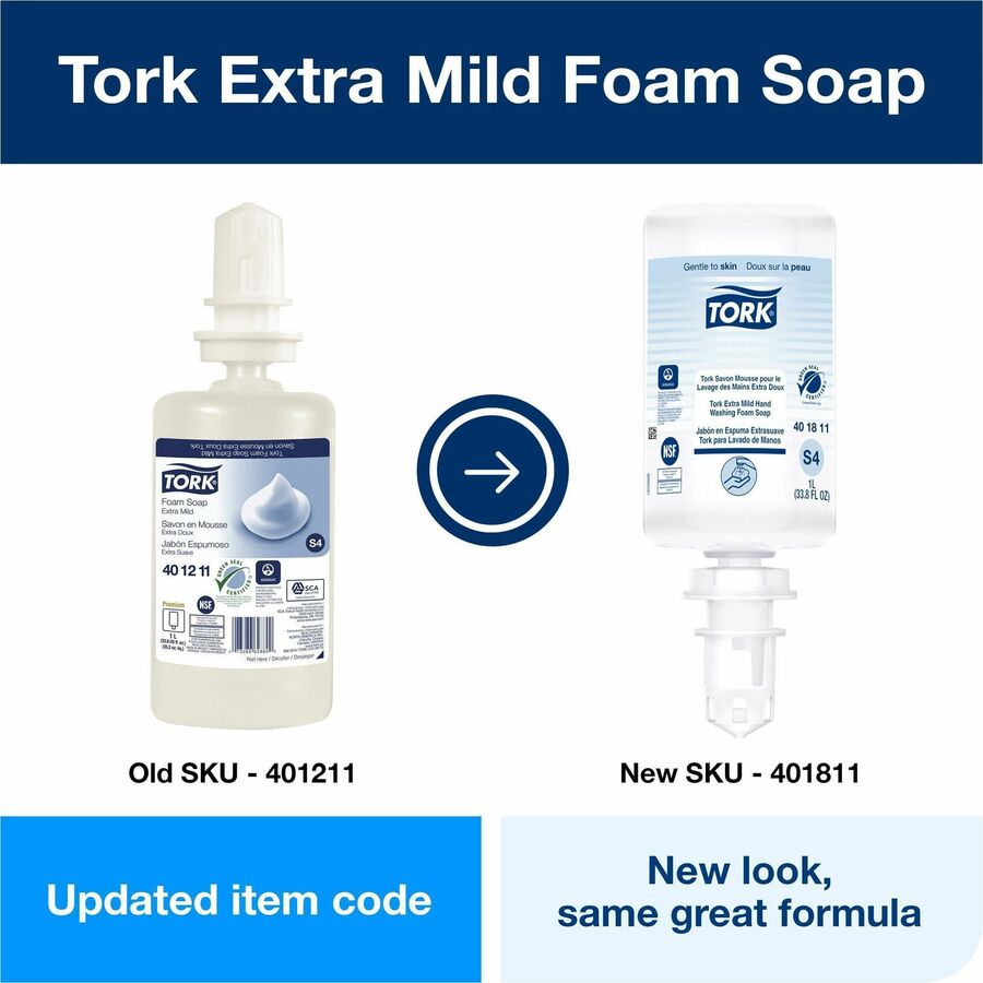 TORK Extra Mild Hand Washing Foam Soap