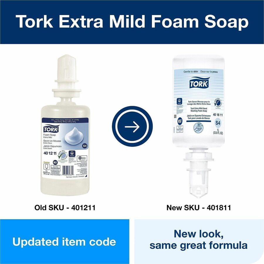 TORK Extra Mild Hand Washing Foam Soap