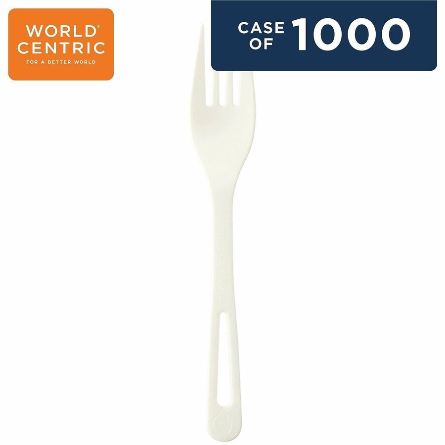 World Centric Compostable White Cutlery