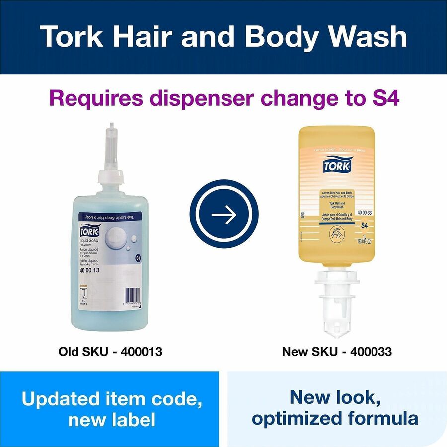 TORK S4 Hair and Body Wash