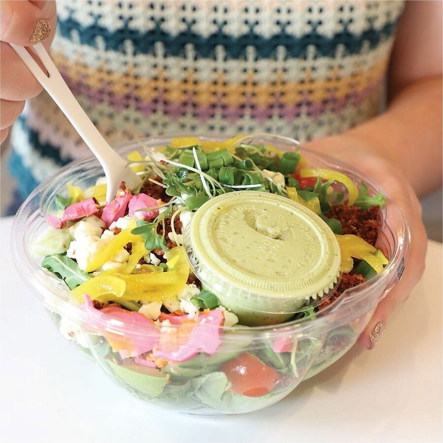 World Centric Compostable Clear Portion Cup Lids