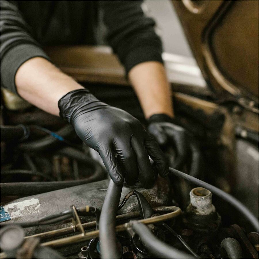 Gloveworks Industrial Black Nitrile Disposable Gloves