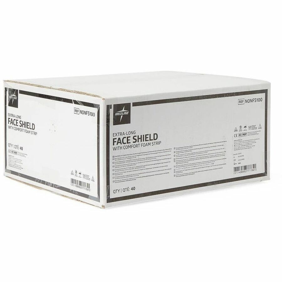 Medline Disposable Full-Length Face Shields