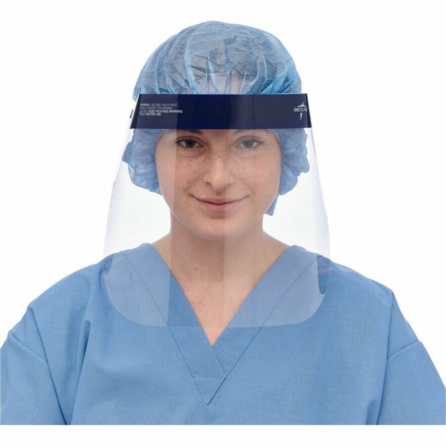 Medline Disposable Full-Length Face Shields