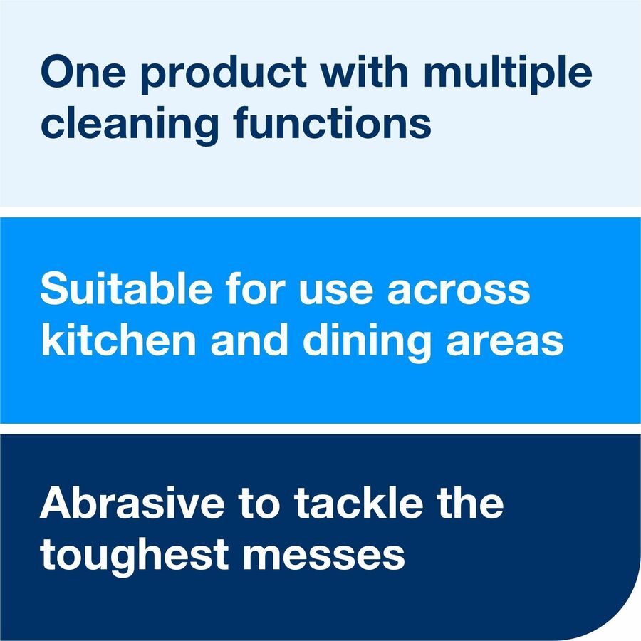 TORK 2 in 1 Scouring and Cleaning Foodservice Towel White, Absorbent, 1 x 120 Sheets