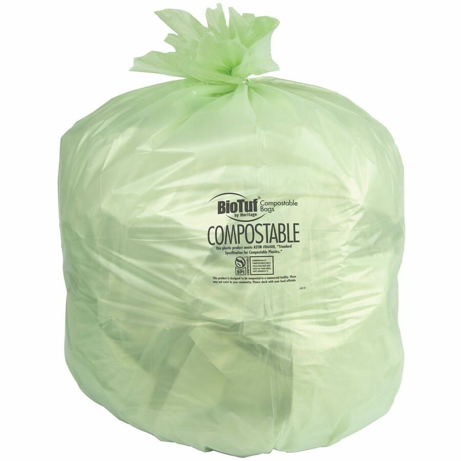 Heritage BioTuf Compostable Can Liners
