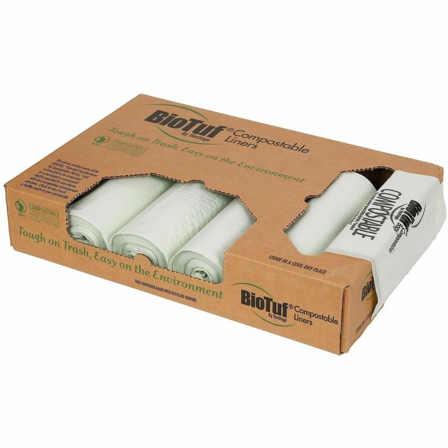 Heritage BioTuf Compostable Can Liners